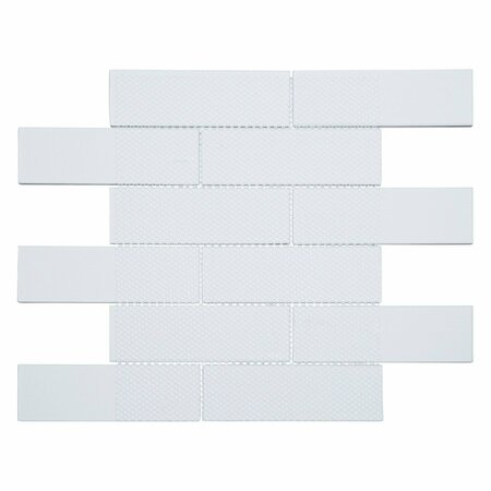 Andova Tiles ANDOVA TILES Migdal 2" x 6" Glass Brick Joint Mosaic Tile ANDMIG234